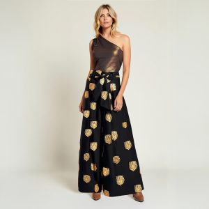 CALÇA PANTALONA TIGRE DOURADO