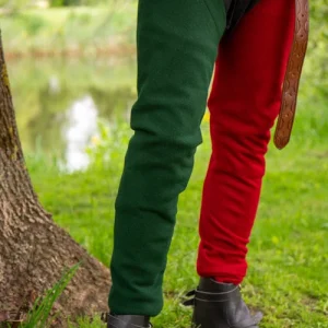 Losse beenling 1200-1300, wolmix, groen