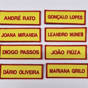 Placa Nome Bordada, 85*30 mm Nadador Salvador