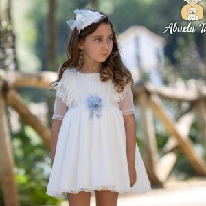 Vestido com flor ABUELA TATA
