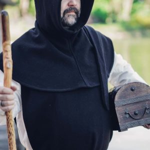 Kaproen Giovanni, wol, zwart