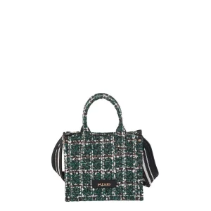KBAS Bolso Bandolera Tote Tweed verde