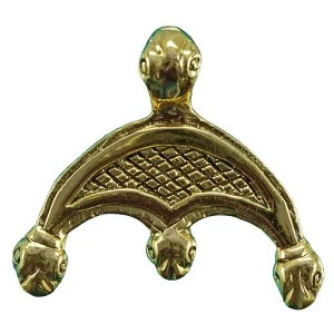 Lunula-amulet, 2e-4e eeuw, brons