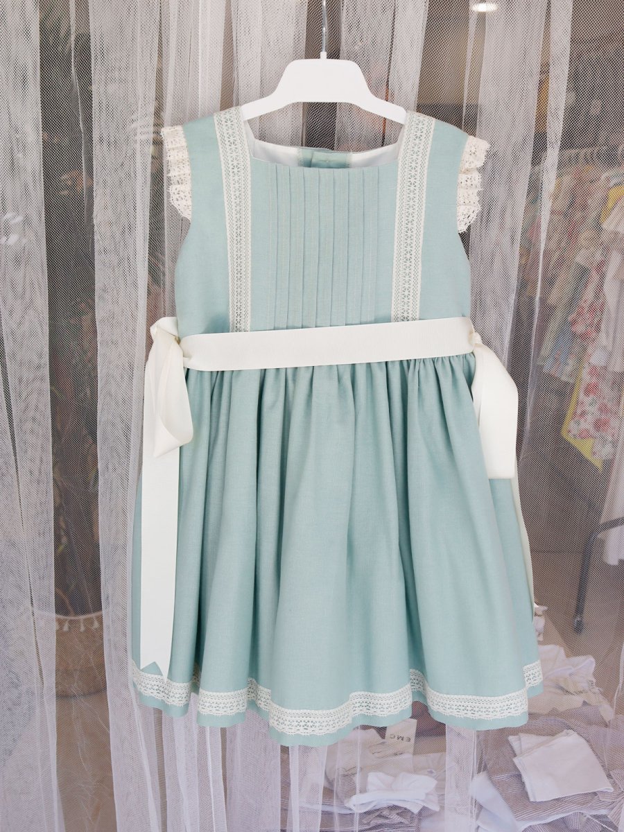 Vestido rústico com laços CHARO - Image 2