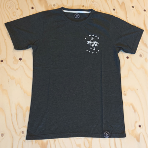 Simmer Style PALM TEE, Dark Grey