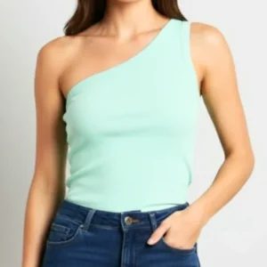 Blusa One Shoulder – Canelado