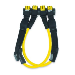 Cabo de Arnês Nautix Alça Ajustável 26_32′ (removível) – amarelo