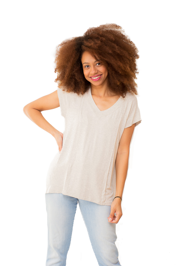 Blusa Gestação e Amamentação Nanda Cor Natural Criando Gente - Image 5