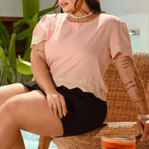 Cropped Handmade Charm – Viscose com Bordado