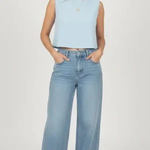 Cropped Summer Chic- Crepe Alfaiataria com Amarração