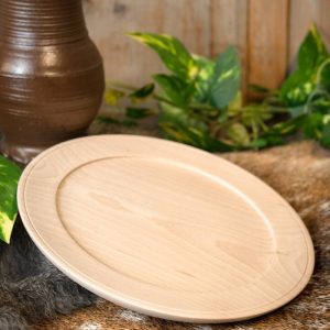Houten bord 24 cm