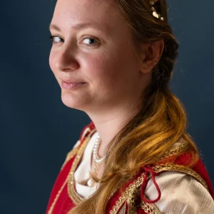 Diadeem met blaadjes