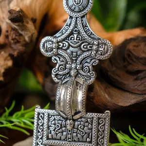 Angelsaksische fibula Isle of Wight, verzilverd brons