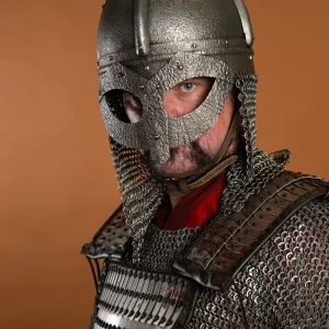 Gjermundbu helm, antieke afwerking, 2 mm (battle-ready)
