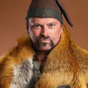 Viking muts Toki, bruin