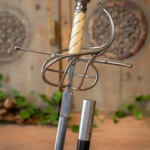 Rapier Dumas met schede, semi-scherp