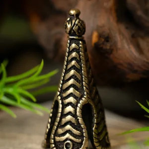 Birka mutsdecoratie, bronskleurig