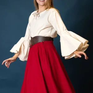 Piraten Blouse Felice, Naturel