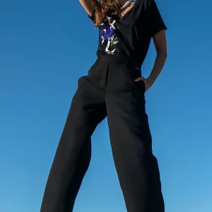 FOURSOUL BASIC ELASTIC WAIST PANTS