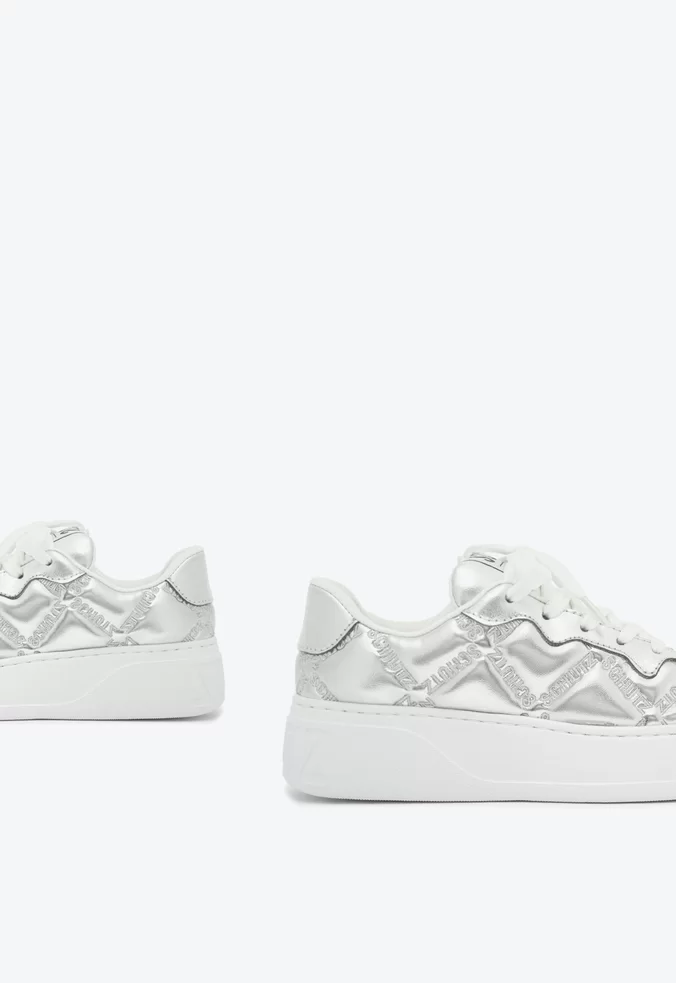 SCHUTZ Tenis METALASSÉ SILVER - Image 5