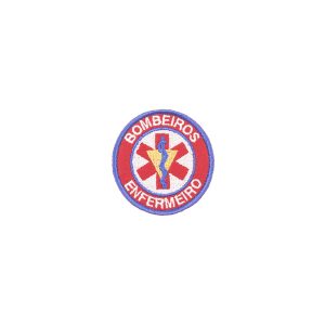 Emblema Bordado “Bombeiros – Emergência Pré Hospitalar – Enfermeiro”