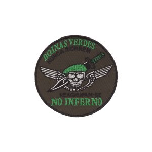 Emblema Bordado “Boinas Verdes – no inferno”