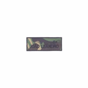 4 Placas Nome Bordada, camuflado, 100 * 40 mm