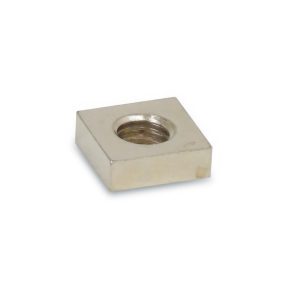 Porca Quadrada de Latão M8 14 x 14 mm