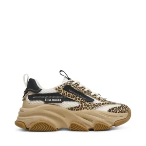 STEVE MADDEN SAPATILHA POSSESSION-E SNEAKER BRN LEO/BK