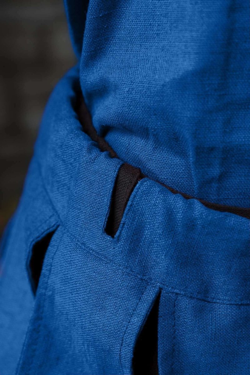 Landsknecht pof broekspijp Daniel, blauw, per stuk - Image 3