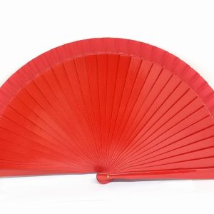 Leque Flamenco Abanico Espanhol 23cm VERMELHO