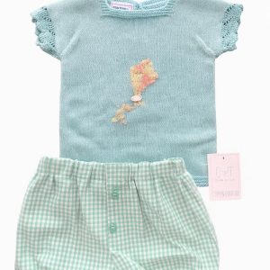 Conjunto menina calção e camisola Carmen Taberner