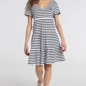 VESTIDO MARINHEIRO VOLANTES M/C