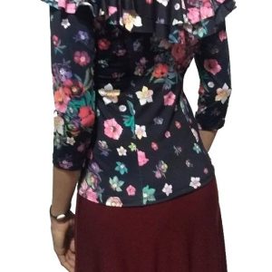 Blusa Flamenca Kali estampa primavera