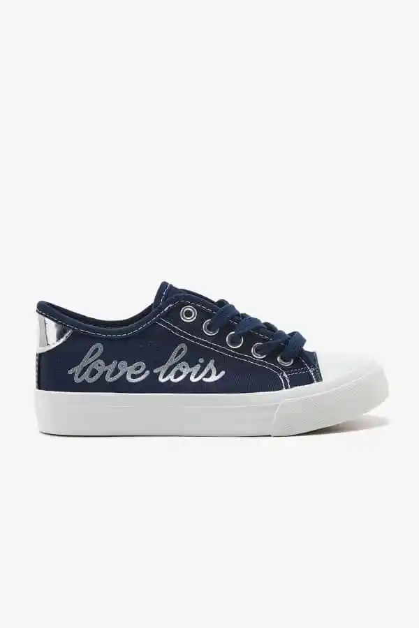 LOIS Tenis Textil Com Detalhe METÁLICO - Image 2