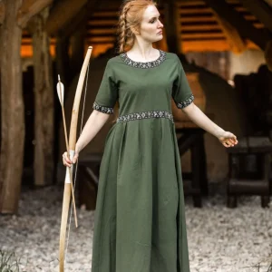Middeleeuwse jurk Ennlin, groen