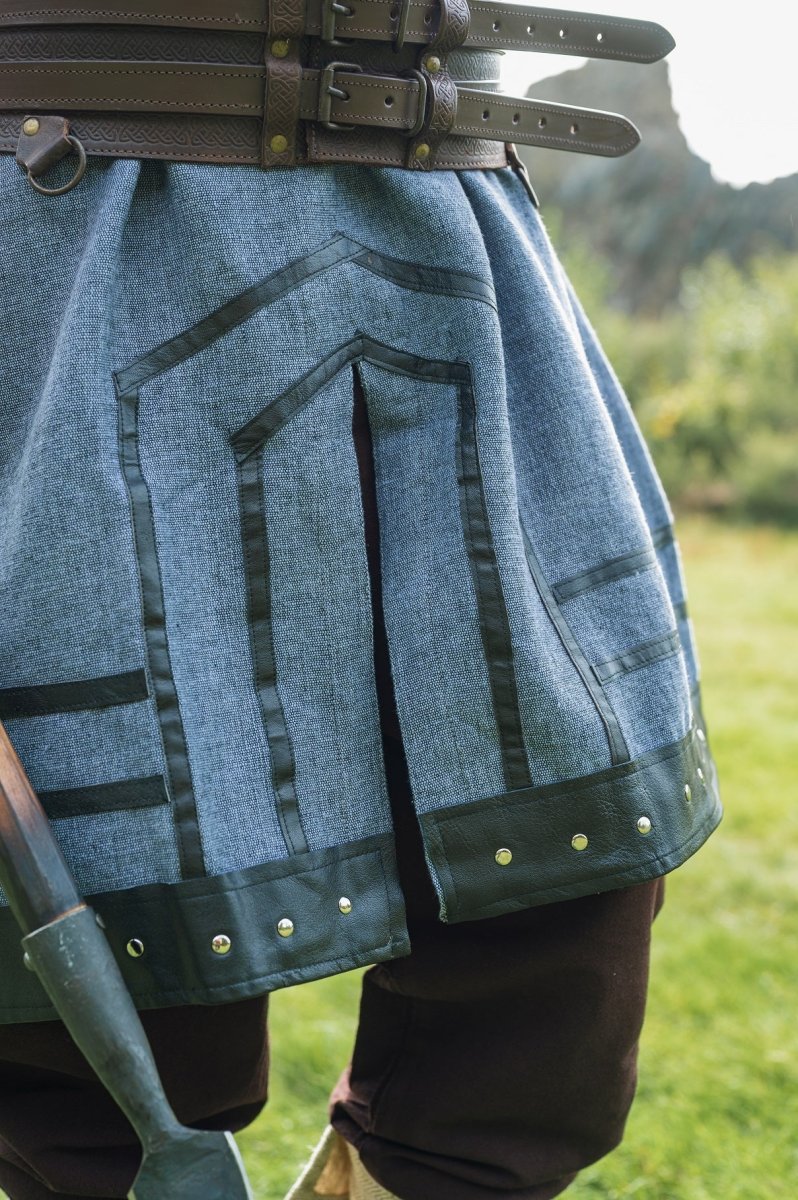 Viking tuniek Rollo, blauw-grijs - Image 6