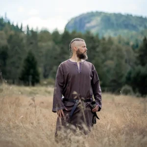 Keltische tuniek Finn, donkerbruin