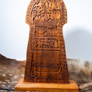 Houtsnijwerk Stora Hammars Vikingsteen