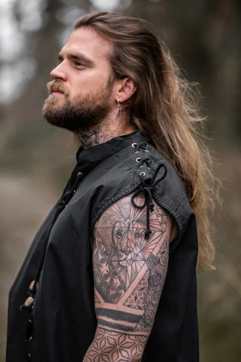 Mouwloos shirt Ott, zwart - Image 6