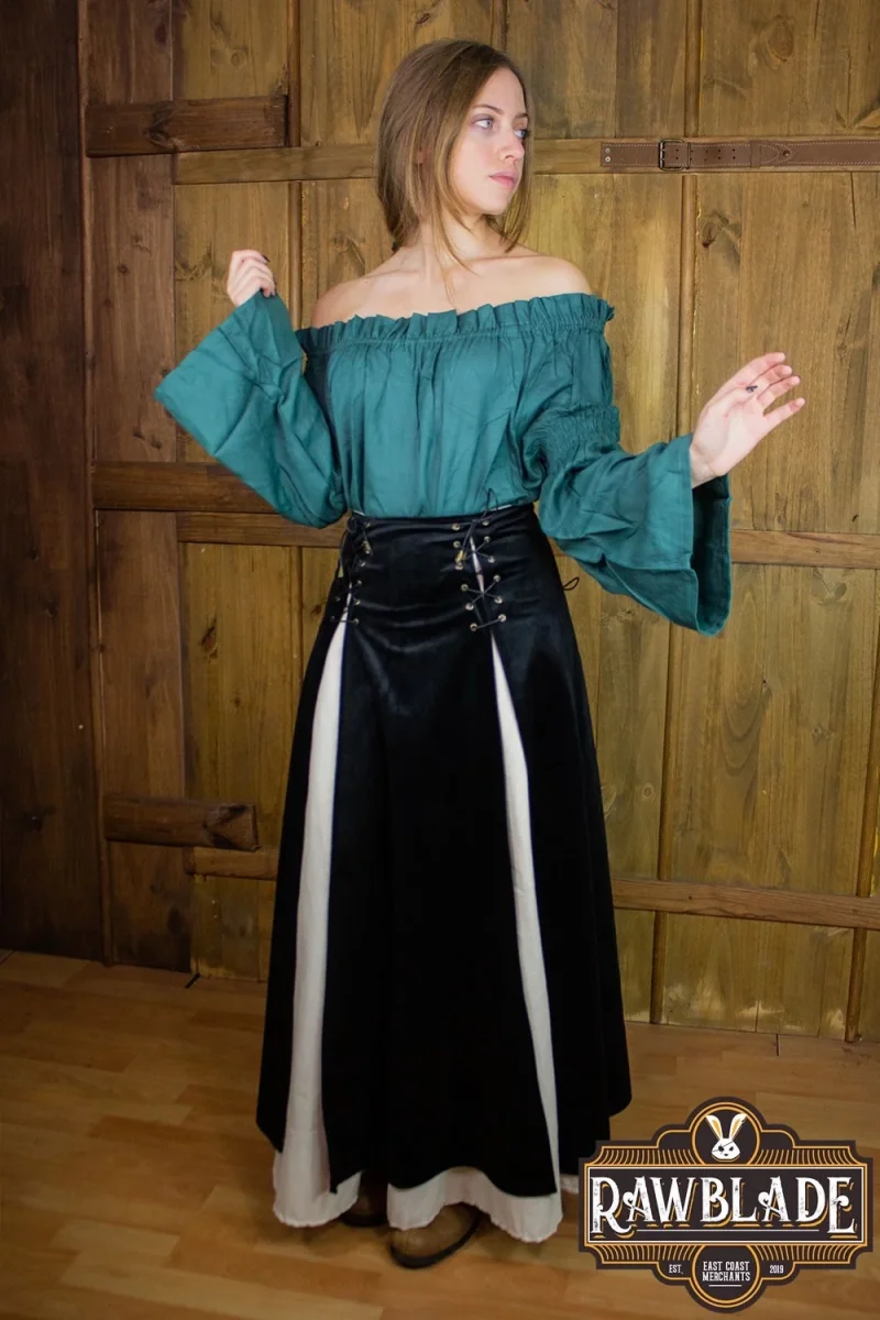Isabela Deluxe Dubbele Rok - Zwart