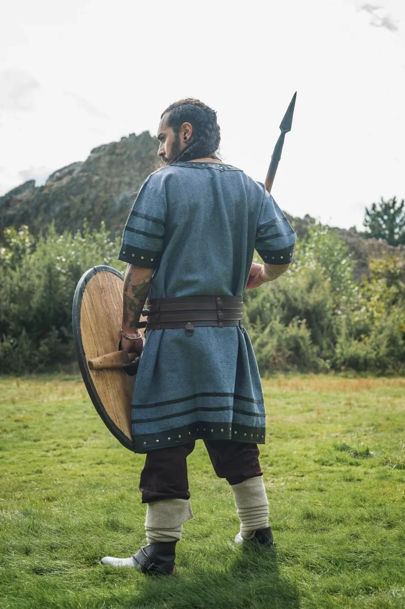 Viking tuniek Rollo, blauw-grijs - Image 9