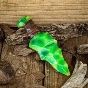 Kristallen Dolk - Groen