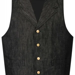1920 vest Harold, zwart