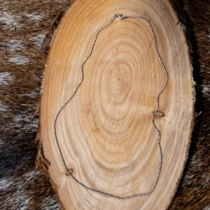 Zilveren schakelketting 51 cm
