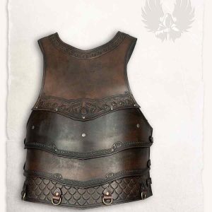 Leren kuras Gawain, bruin