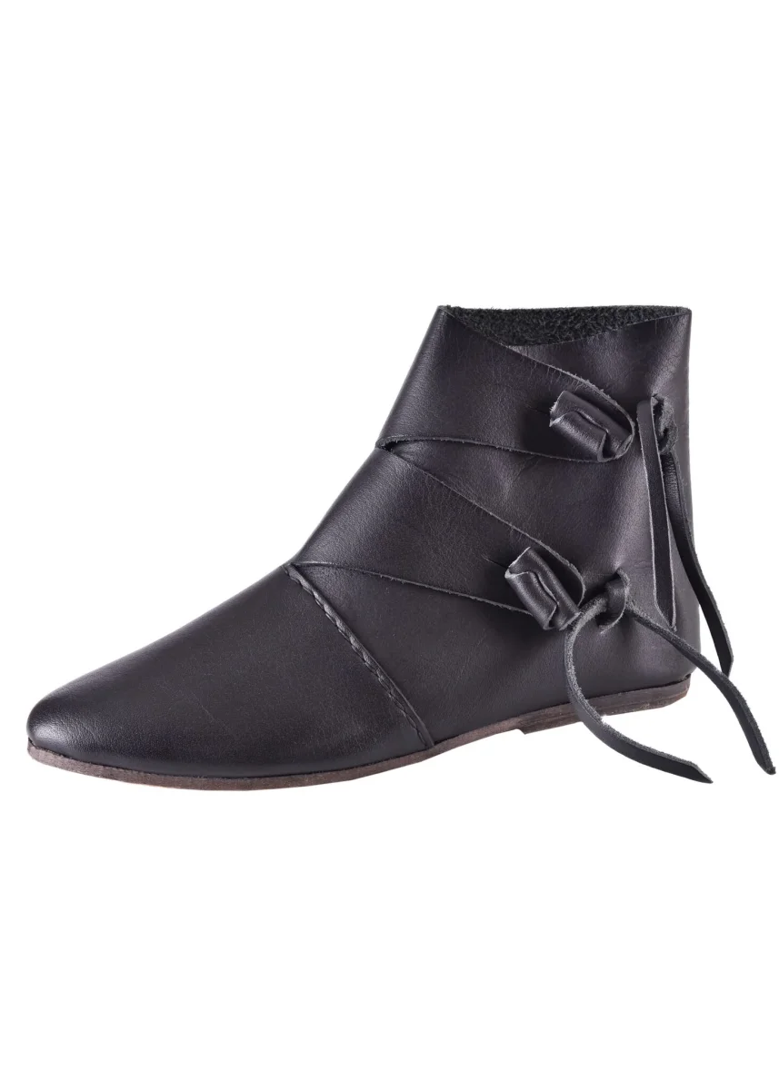 Viking schoenen Jorvik met nagels, zwart - Image 3
