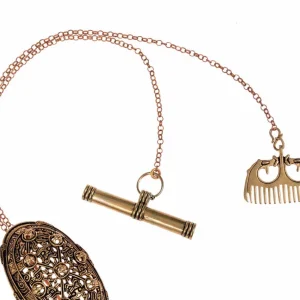Viking ketting, verzilverd brons