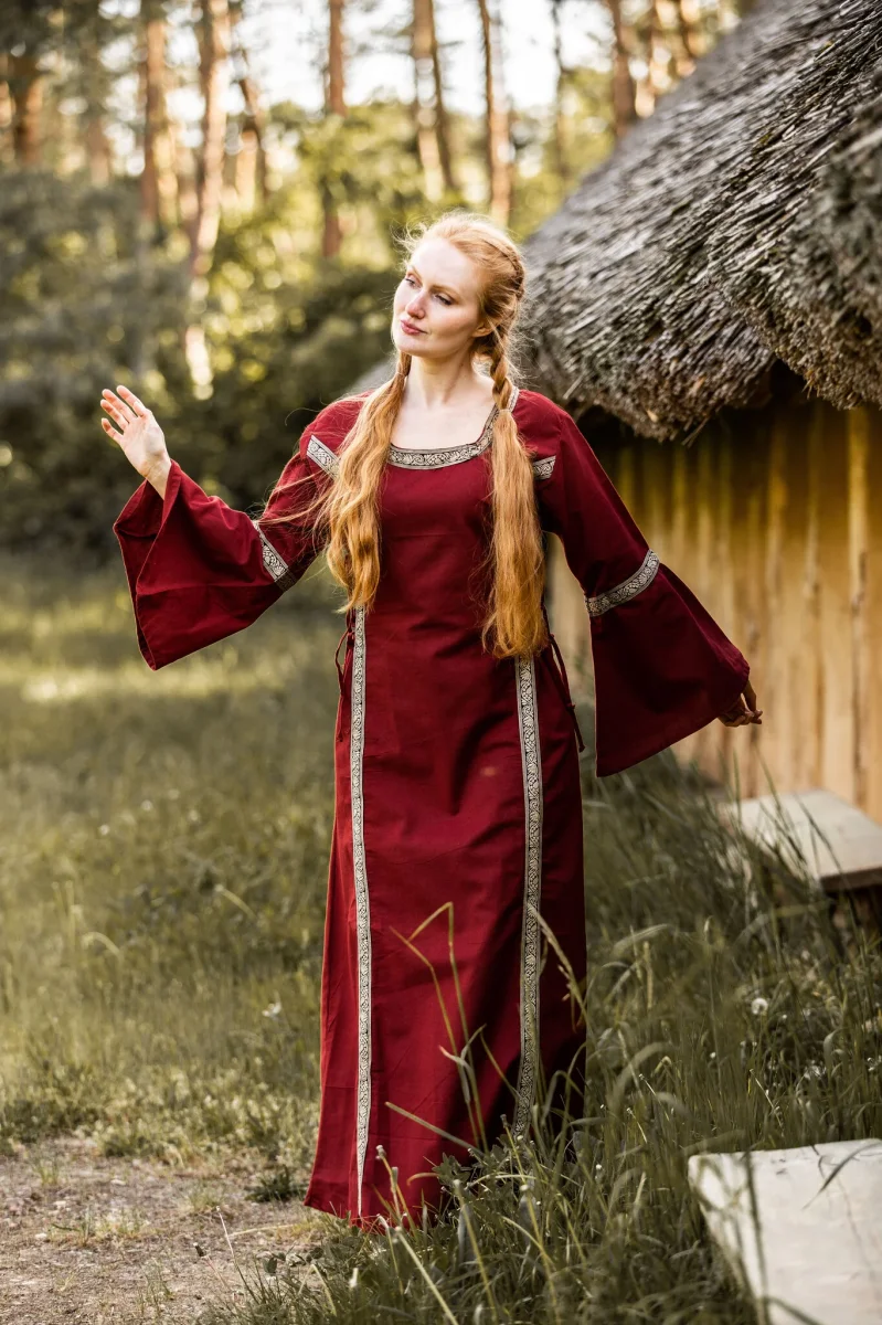 Jurk Cleena rood