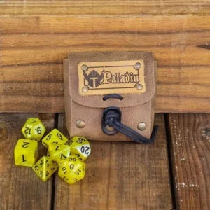Dice bag met set dobbelstenen Paladin